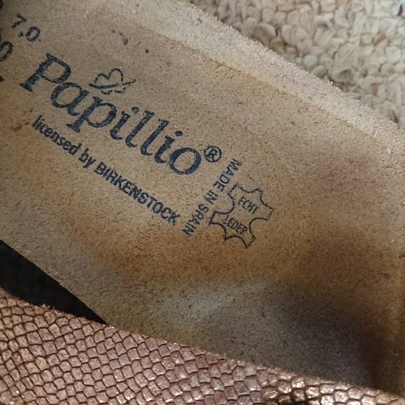 Papillio by Birkenstock Ashley Metallic Wedge Sandal size 39.5 - Picture 11 of 14